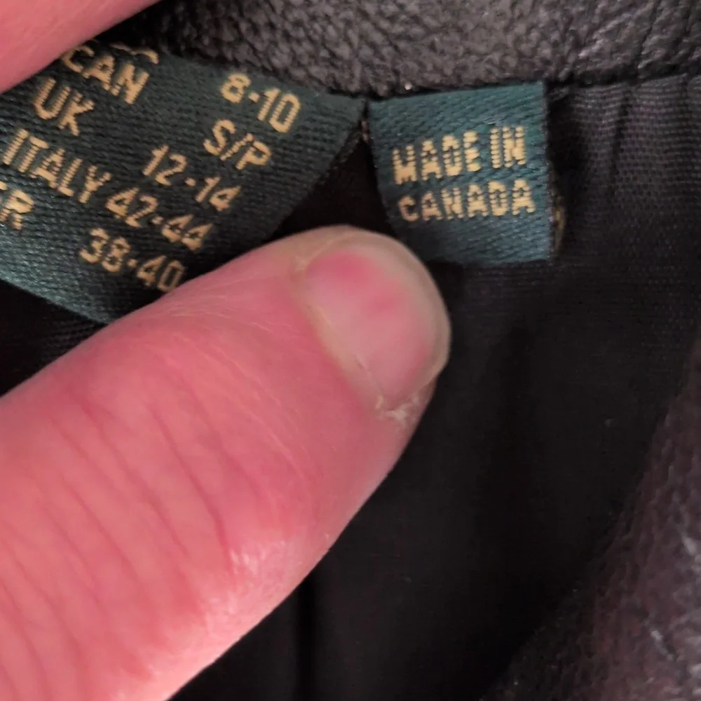 Vintage Danier Fitted ladies leather coat S - Picture 10 of 10